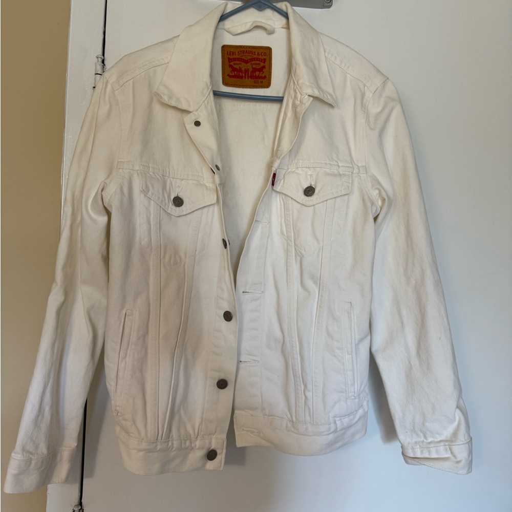 Levi's White Denim Jacket